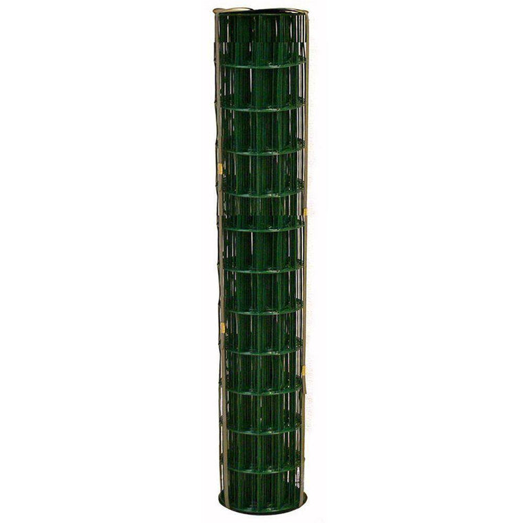 allFENZ Green PVC-Coated Welded Wire, 14-Gauge, 4 ft. x 100 ft.