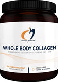 2-Pack Designs for Health Whole Body Collagen Powder, Flavorless Collagen Peptide Drink Mix for Water, Shakes and Smoothies, Bone, Skin and Joint Support, 30 Servings/390g Each