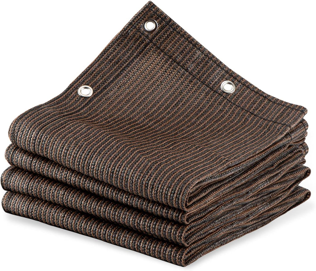 ABOSUN 12×20 FT Outdoor Sun Shade Cloth with UV Protection for Pergola, Deck and Patio, Heat-Resistant HDPE with Reinforced Grommets