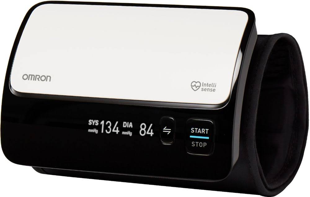 Omron Evolv Wireless Upper Arm Blood Pressure Monitor in Black/White