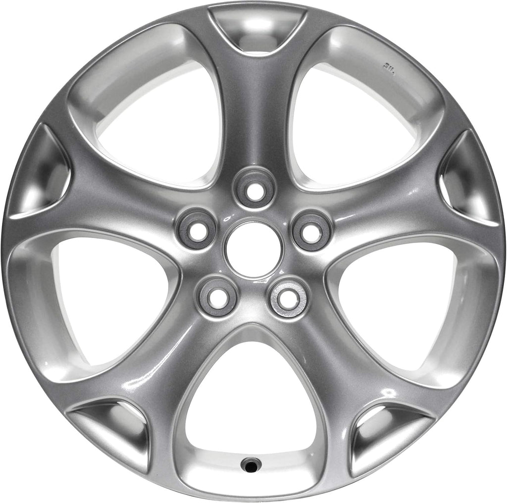 Partsynergy 17-Inch Replica Aluminum Alloy Wheel Rim for 2010-2018 Mazda 5, 5-Lug 114.3mm, 5-Spoke