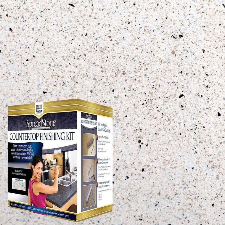 DAICH SpreadStone Mineral Select Countertop Refinishing Kit, Quart, Natural White, DCT-MNS-NW