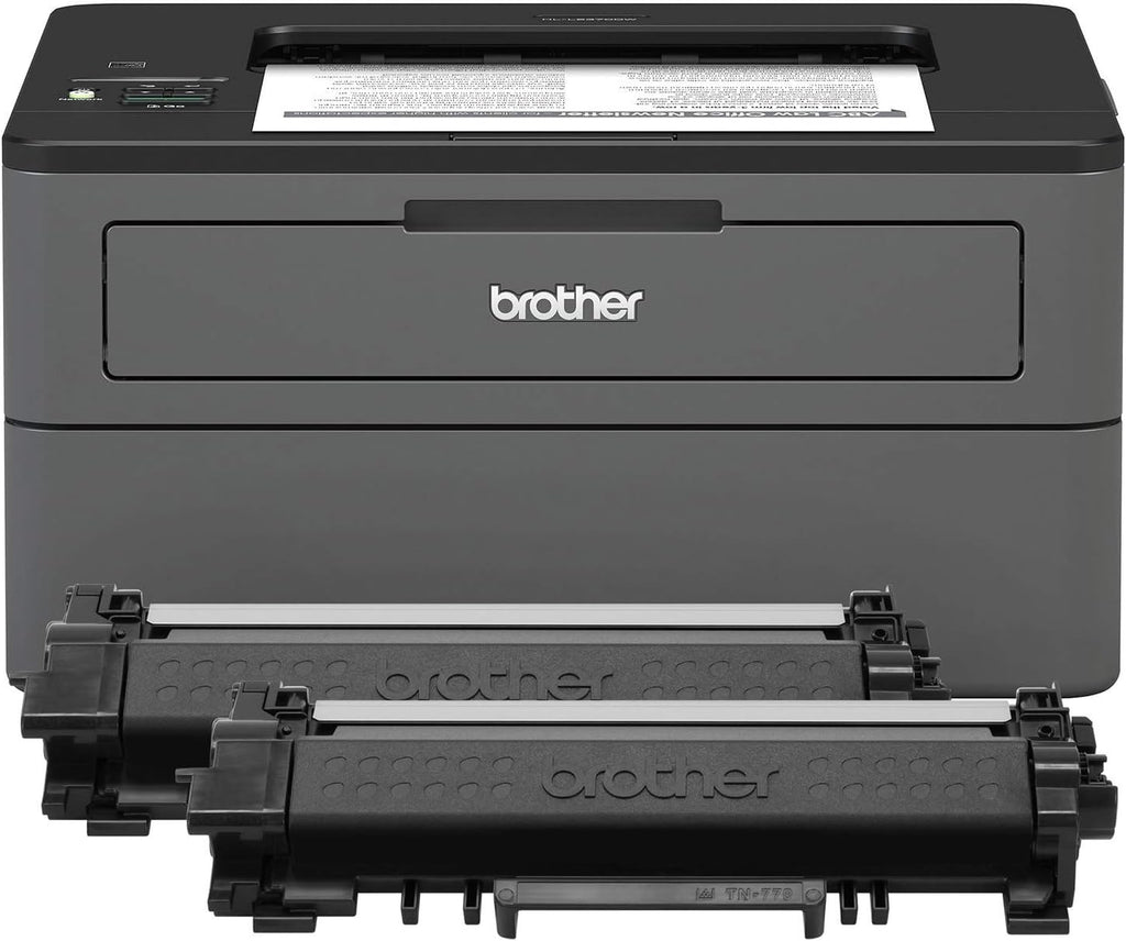Brother HL-L2350DW Compact Monochrome Laser Printer with Wireless and Duplex Two-Sided Printing, Amazon Dash Replenishment Ready
