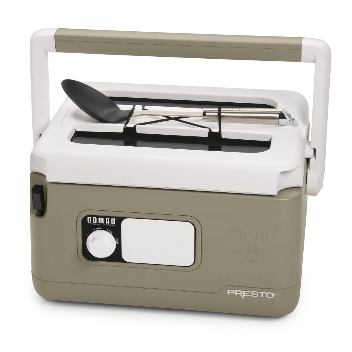 Presto Nomad 8-Quart Traveling Slow Cooker in Tan