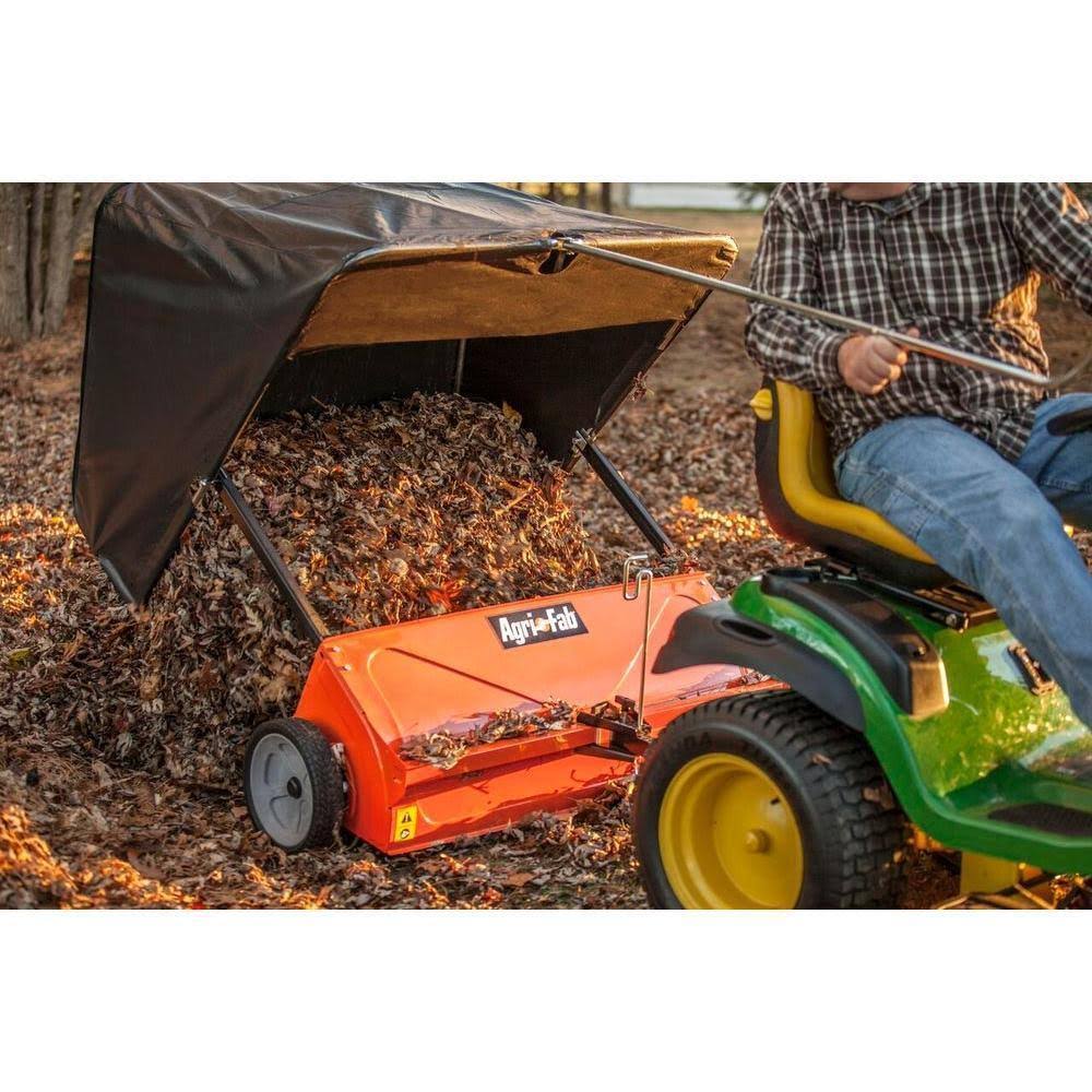 Agri-Fab 45-0492 44-Inch Tow-Behind Lawn Sweeper for Efficient Yard and Lawn Cleanup