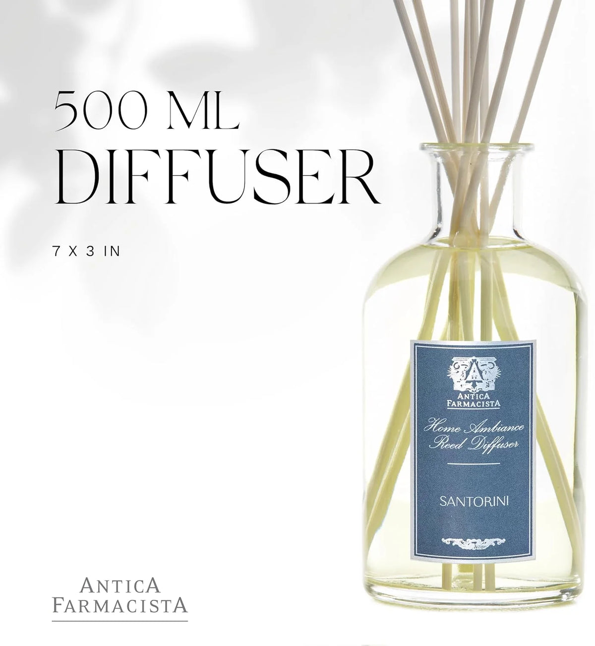 Santorini Home Fragrance Diffuser by Antica Farmacista, 500ml/17oz