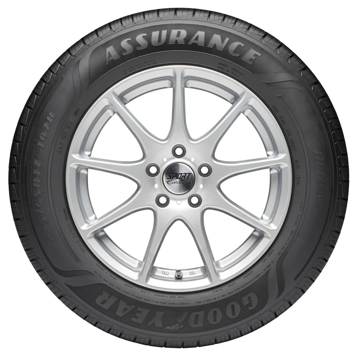 Goodyear Assurance Outlast Tire, P205/60R16 91V SL