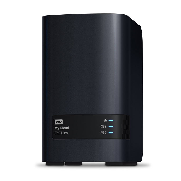 WD My Cloud EX2 Ultra Personal Cloud Storage Device, WDBVBZ0000NCH 2-Bay Diskless Enclosure