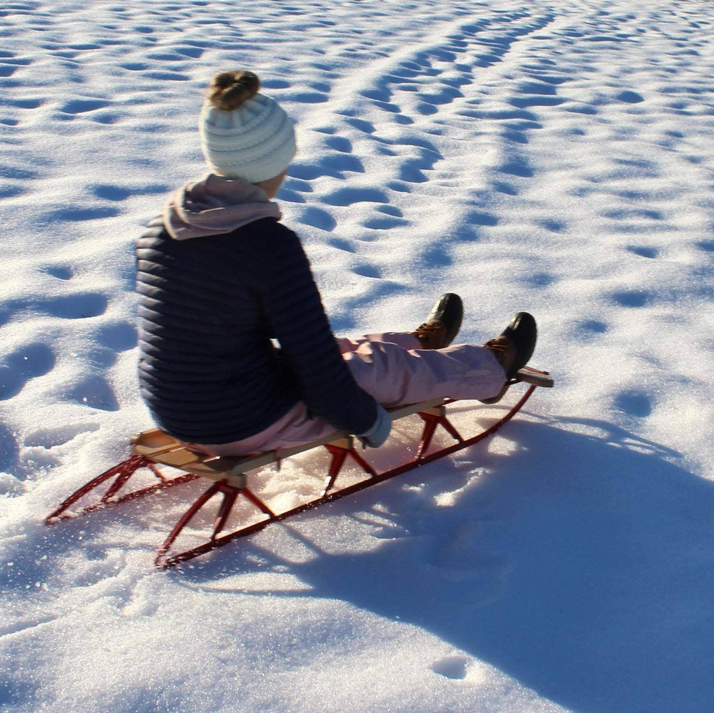 Flexible Flyer Steel Runner Sled, 60 × 22 Inches