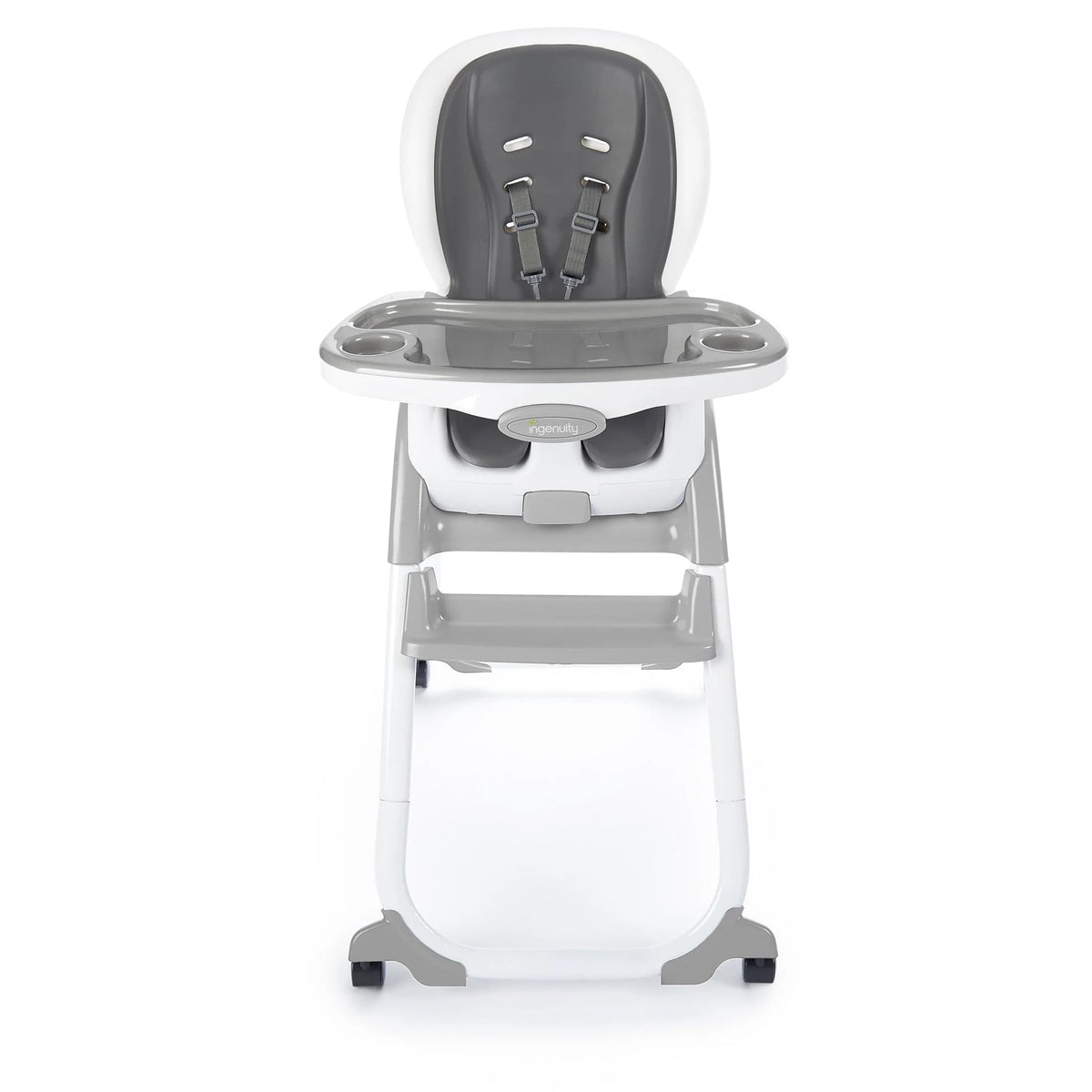 Ingenuity SmartClean Trio Elite Convertible Seating System, 3-in-1 High Chair, Toddler Chair and Booster Seat, Slate