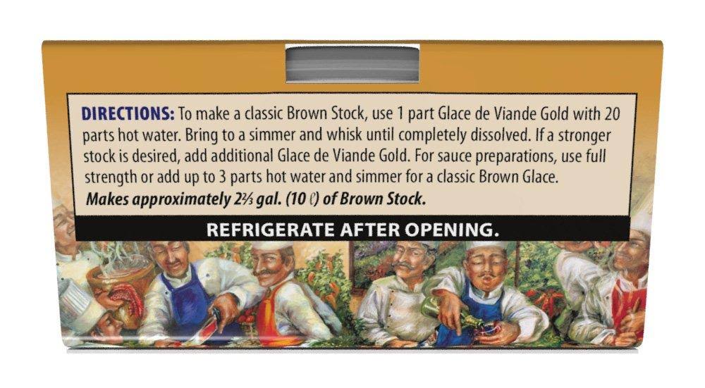 More Than Gourmet Glace de Viande Gold Reduced Brown Stock, 16-Ounce Packages