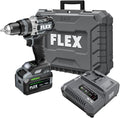 FLEX FX1271T-1H 24V Brushless Cordless Hammer Drill Kit with 1/2-Inch Chuck, 1,400 In-Lbs Torque, 2-Speed Drive and Turbo Mode, 6.0Ah Stacked Lithium Battery and 280W Rapid Charger
