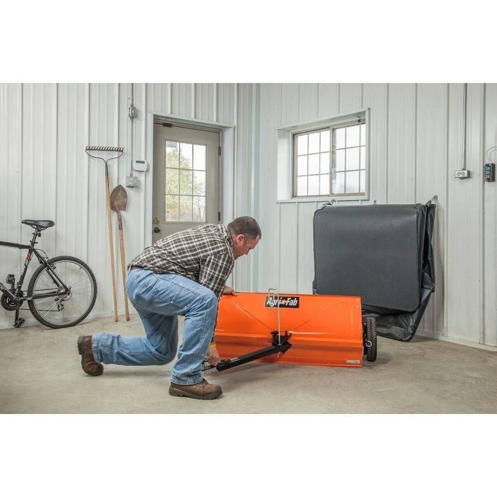 Agri-Fab 45-0492 44-Inch Tow-Behind Lawn Sweeper for Efficient Yard and Lawn Cleanup