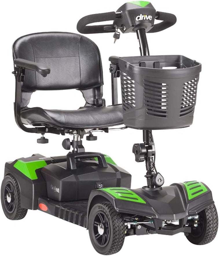 Scout Compact Travel Power Scooter from Mobility Aids & Equipment, 4-Wheel Design