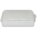 Lindys 8W44 Covered 9 x 13-Inch Cake Pan, Stainless Steel