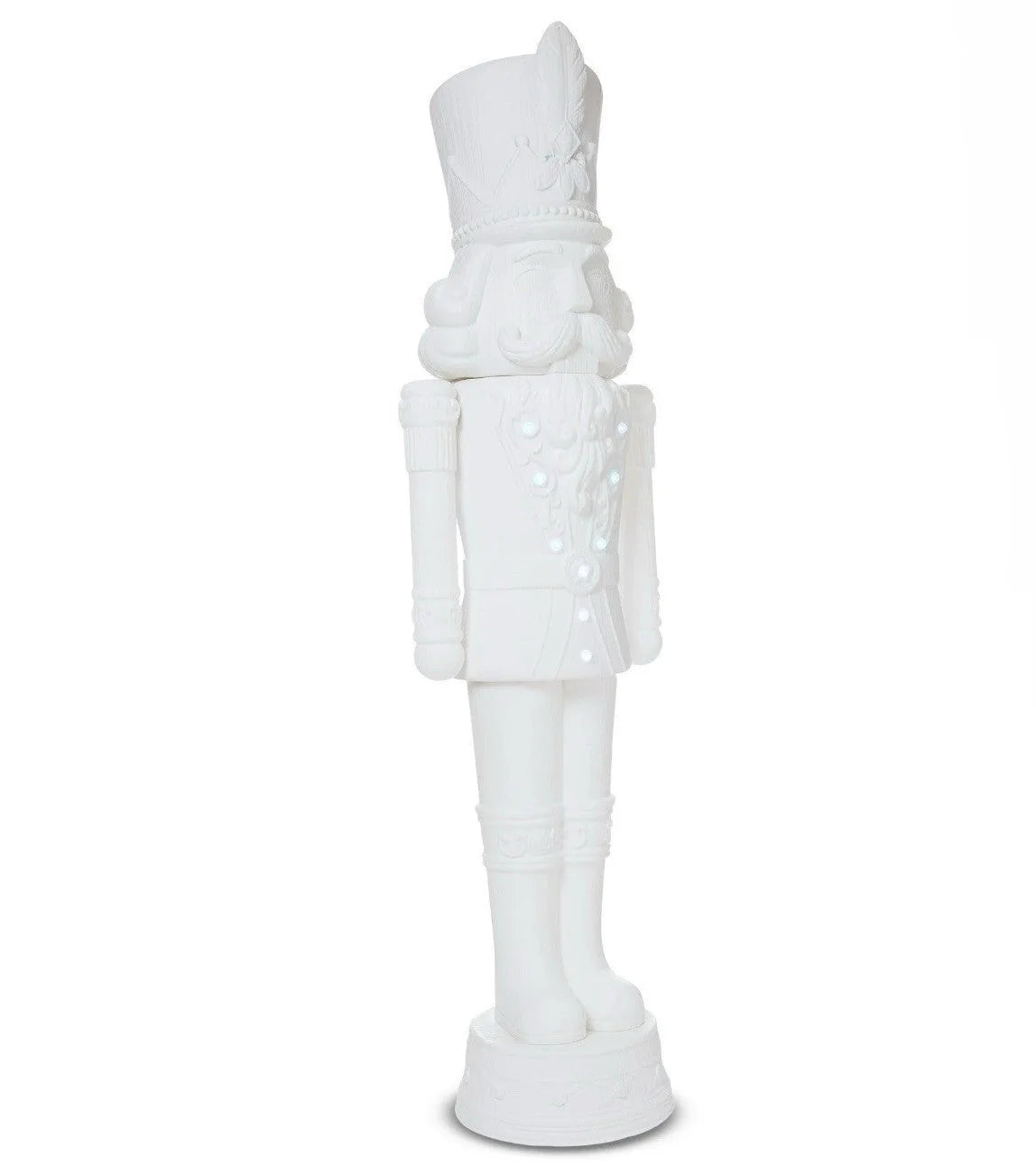 2025 Holiday Time 75-Inch, 6-Foot Nutcracker Christmas Statue with Lights and Music