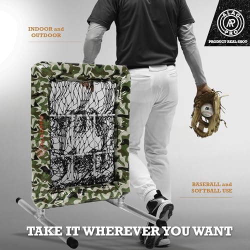 ALAGPRO The Original 9-Hole Baseball and Softball Pitching Net with Strike Zone Pocket and Pitching Target
