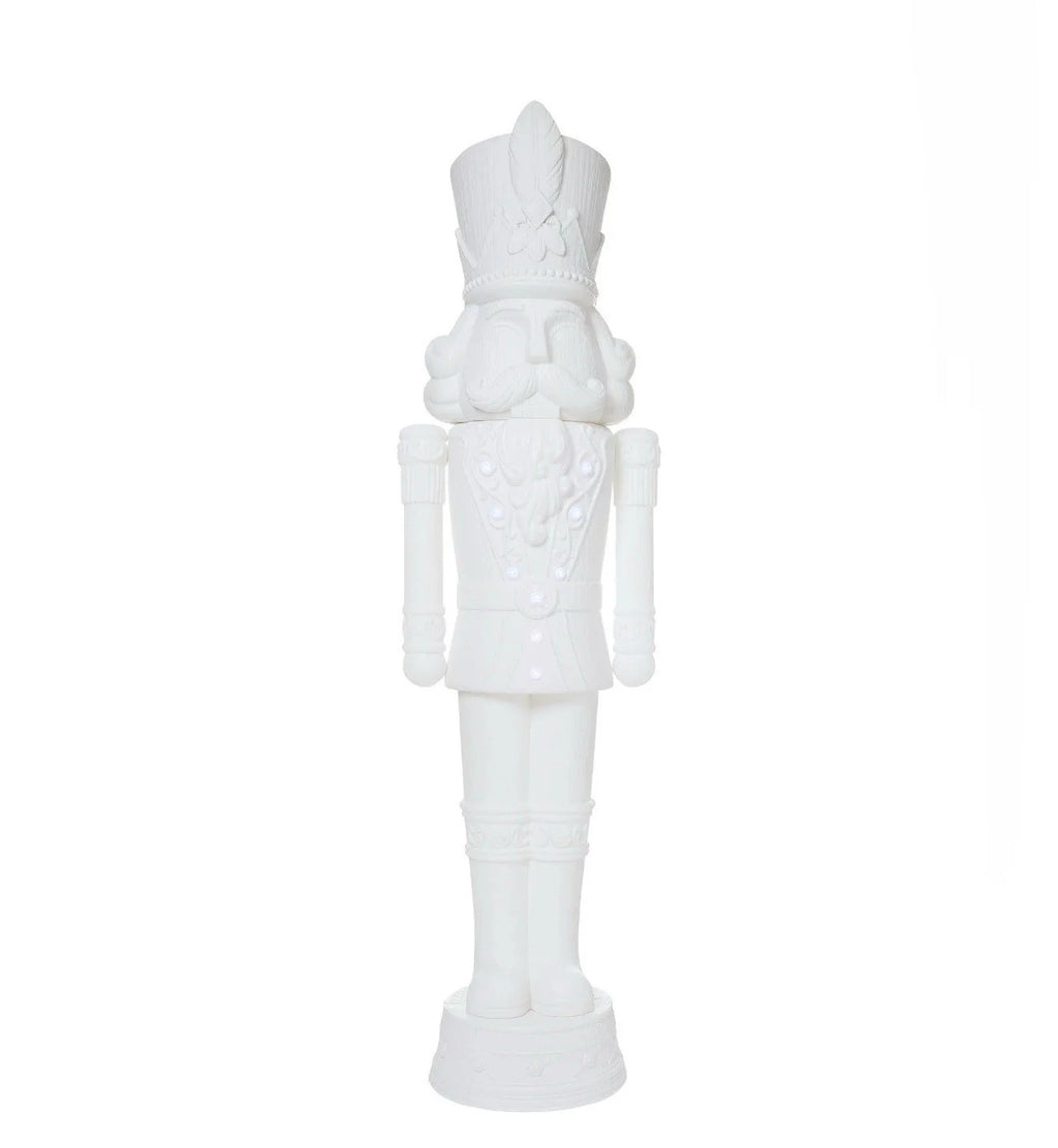 2025 Holiday Time 75-Inch, 6-Foot Nutcracker Christmas Statue with Lights and Music