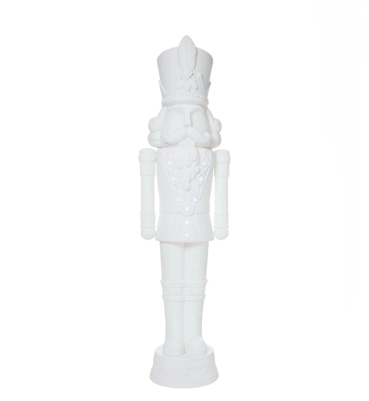 2025 Holiday Time 75-Inch, 6-Foot Nutcracker Christmas Statue with Lights and Music