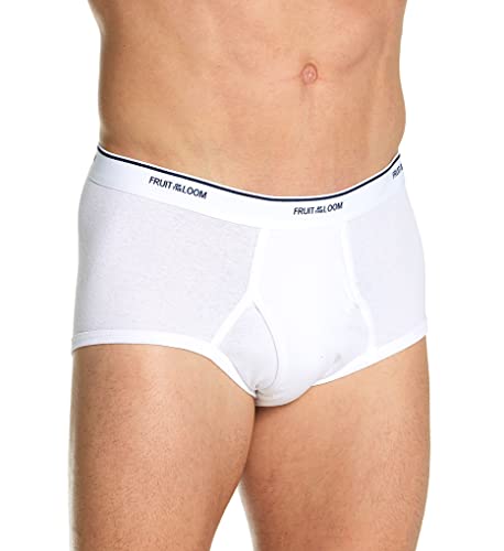 Fruit of the Loom Mens Big White Briefs, 9-Pack