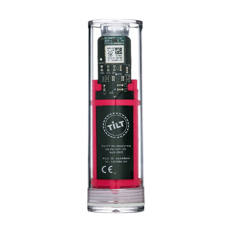 Baron Brew Tilt Wireless Hydrometer and Thermometer, Pink