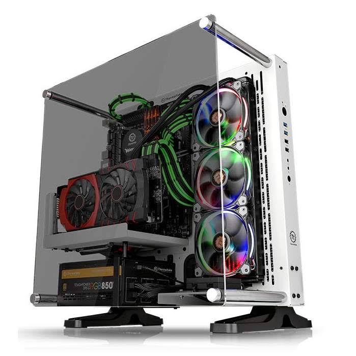 Thermaltake Core P3 TG Snow PC Case, Model CA-1G4-00M6WN-05