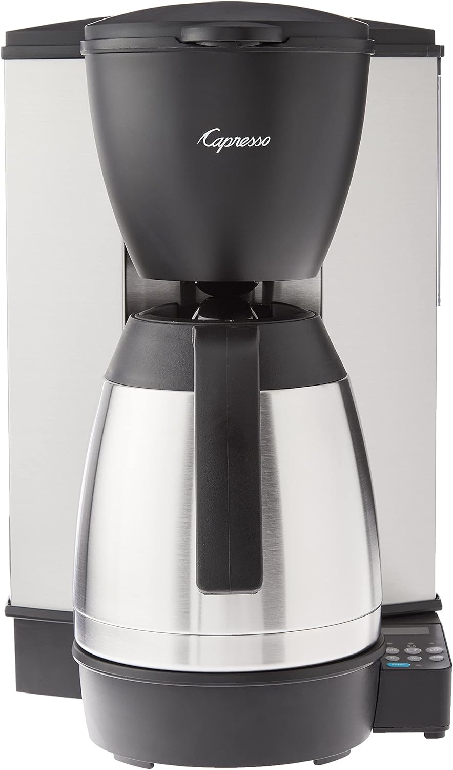 Capresso 485.05 MT600 Plus Programmable Coffee Maker with 10-Cup Capacity, Thermal Carafe and Black Finish