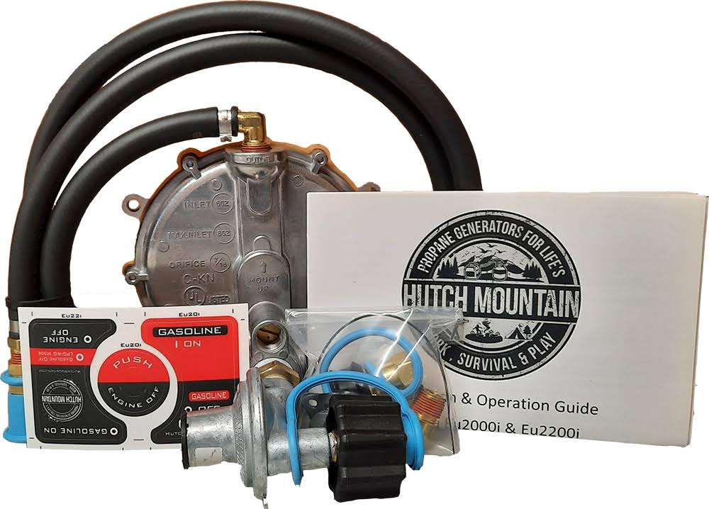 Tri-Fuel Conversion Kit for Honda EU2200i, Compatible with Propane, Natural Gas, and Gasoline
