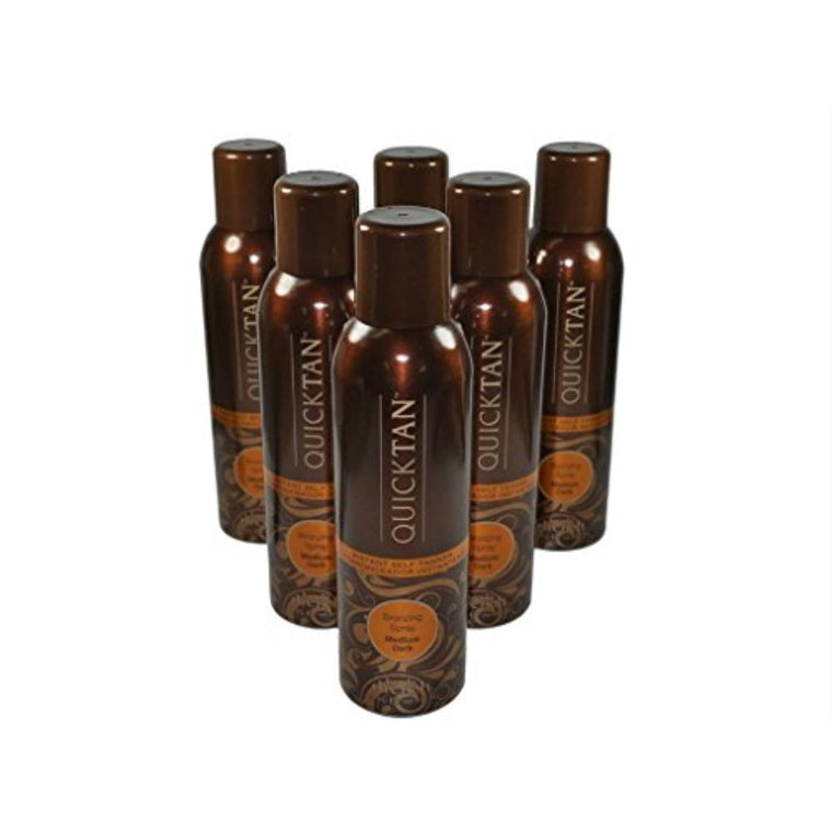 Body Drench Quicktan Bronzing Spray in Medium Dark, Fast-Drying Ultra Bronzing Self-Tanner, Size 6