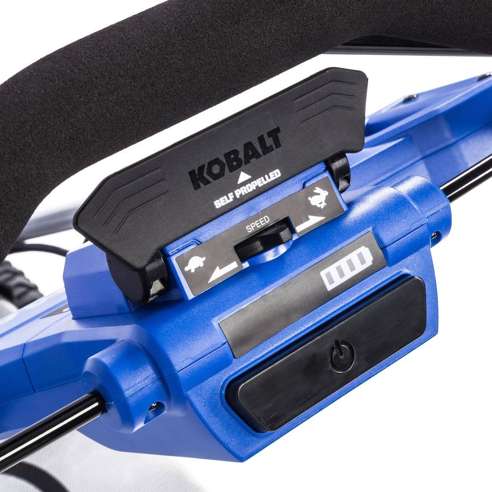 Kobalt KMP 6080-06 80-Volt Max Cordless Electric Lawn Mower with Brushless Motor and Self-Propelled Drive, 21-Inch