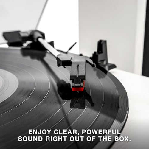 Victrola The Quincy 6-in-1 Bluetooth Record Player & Multimedia Center with 3-Speed Turntable, CD & Cassette Player, AM/FM Radio, Built-In Speakers and Wireless Music Streaming, Natural