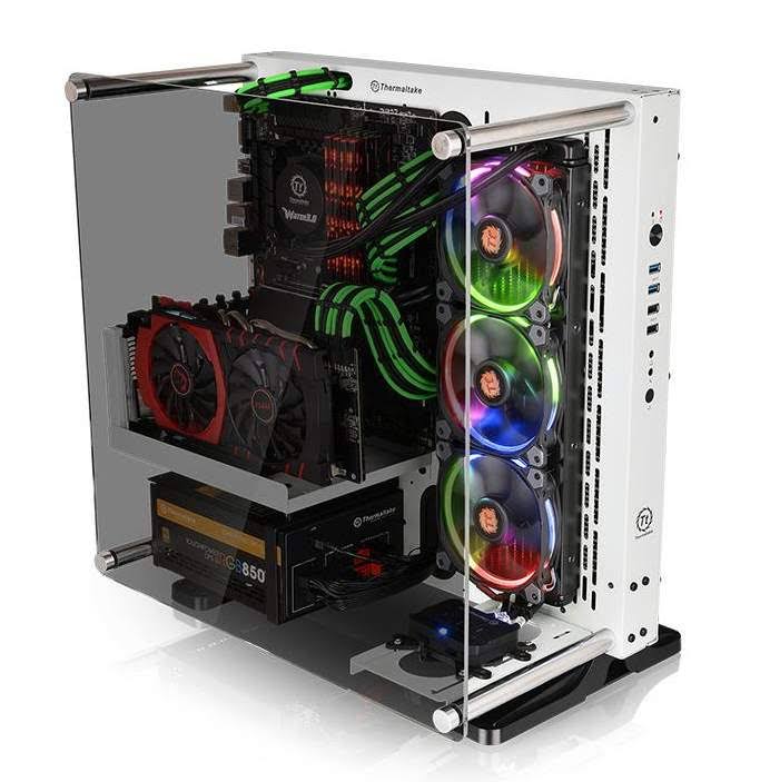 Thermaltake Core P3 TG Snow PC Case, Model CA-1G4-00M6WN-05