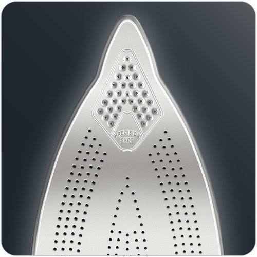 Rowenta DW9280 Steam Force Iron with 400-Hole Stainless Steel Soleplate, 1800-Watt, Blue