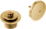 Moen T90331BN Push-N-Lock Tub and Shower Drain Kit with 1.5-Inch Threads, Brushed Nickel