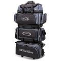 Storm Rolling Thunder 6-Ball Bowling Bag in Plaid, Gray and Black