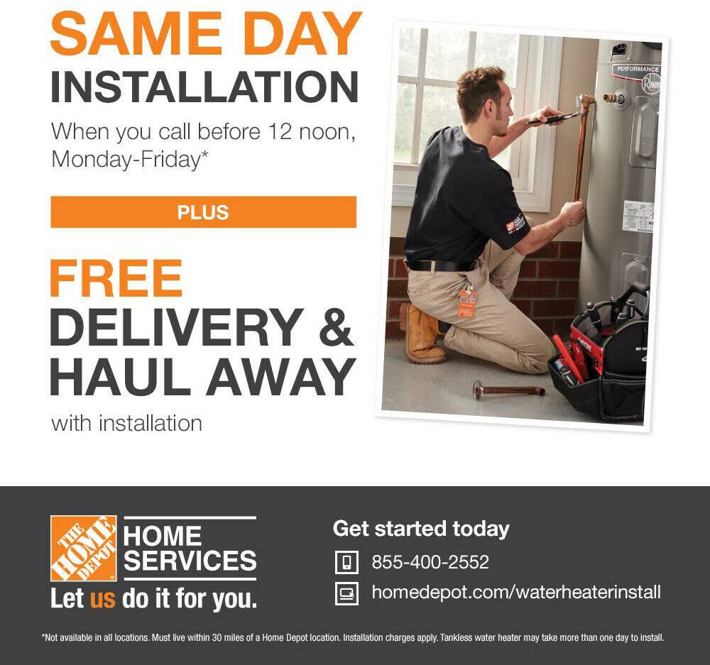 40-Gallon Tall Natural Gas Water Heater for Manufactured Housing, Rheem Performance Series with 34,000 BTU Input and 6-Year Warranty
