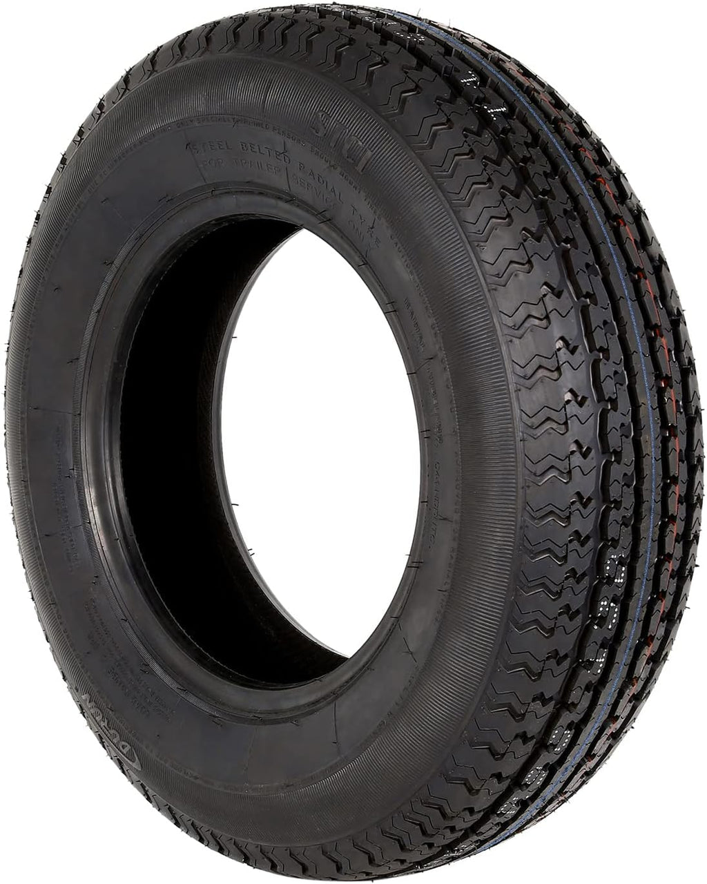 WEIZE 2-Pack ST205/75R15 Radial Trailer Tires, 8-Ply Load Range D