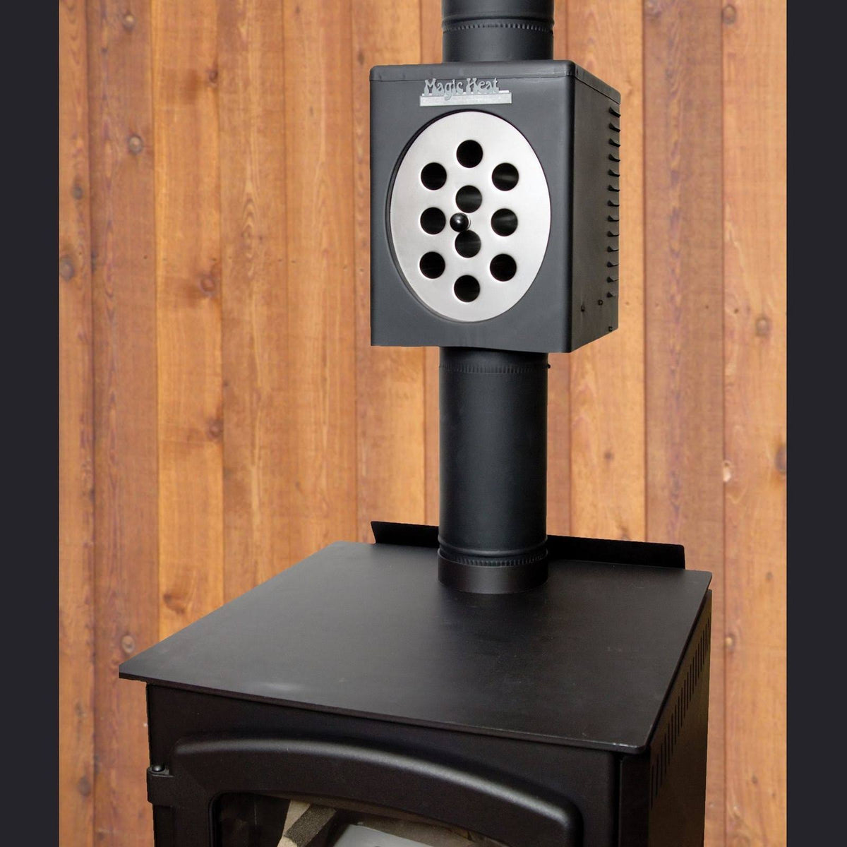 Magic Heat 6-Inch Top Crimp Heat Reclaimer for Oil or Coal
