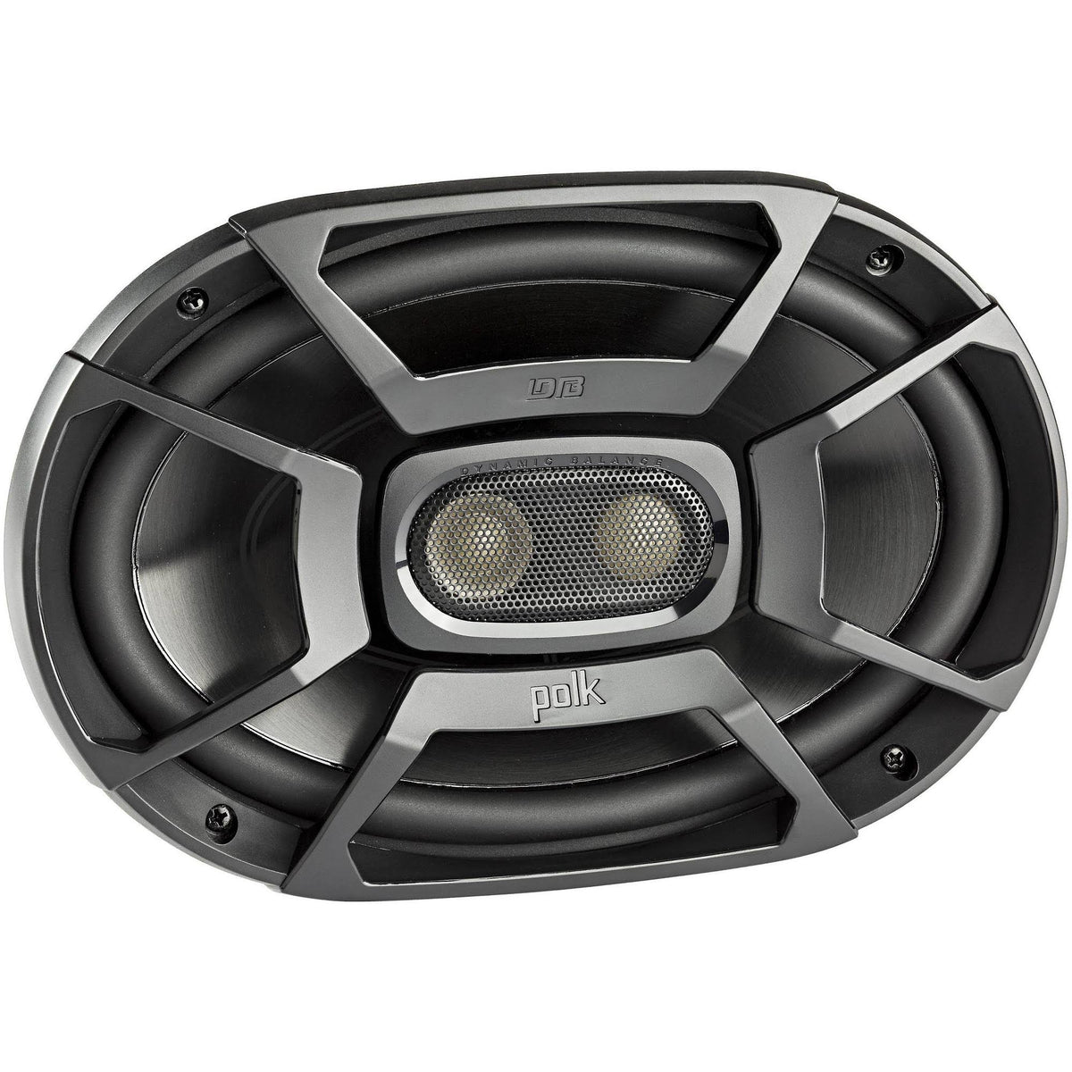 Polk DB692 Marine Coaxial Speakers, 450 Watt 3-Way Car and Boat Stereo Audio System, 2-Pack