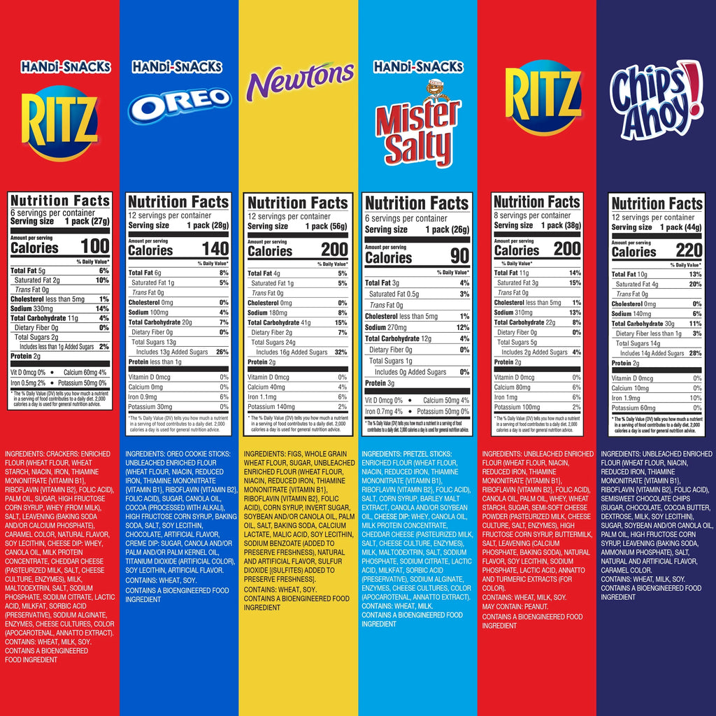 Ultimate Sweet and Salty Snack Variety Pack by Nabisco, 56 Individually Packaged Snacks