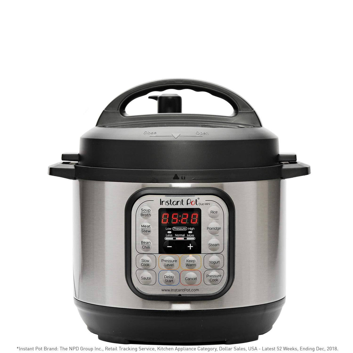 Instant Pot Duo Mini 7-in-1 Electric Pressure Cooker, 3qt, Silver
