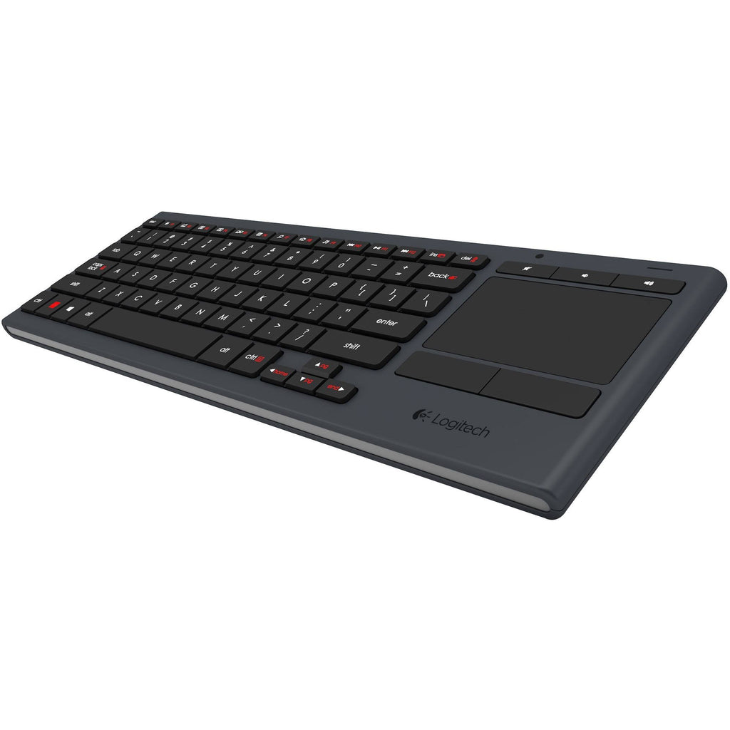 Logitech Living-Room K830 Wireless Keyboard with 2.4 GHz and Bluetooth Connectivity