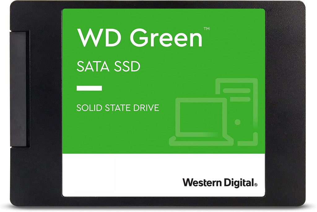 Western Digital WD Green 1TB Internal SSD, SATA III 6 Gb/s, 2.5-Inch 7mm Drive with Up to 550 MB/s Read Speed, WDS100T2G0A