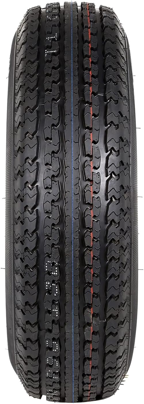 WEIZE 2-Pack ST205/75R15 Radial Trailer Tires, 8-Ply Load Range D